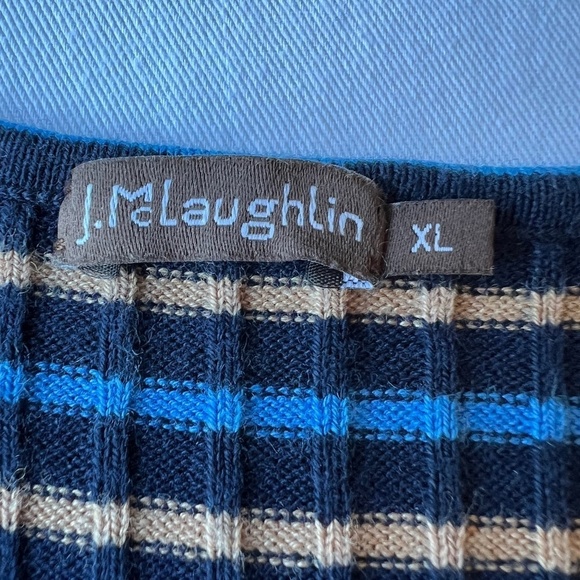 J. McLaughlin Annette crew neck long sleeve stretch knit sweater - Picture 5 of 11